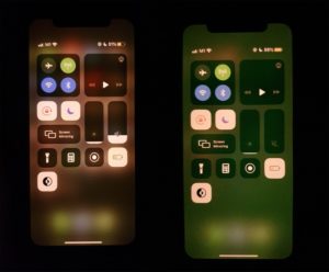 apple iphone 11 zielony ekran